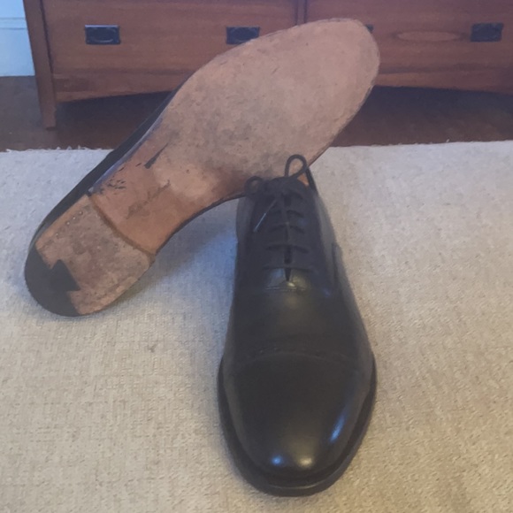 Stuart’s Choice Cap toe Grenson Masterpiece Black Leather Dress Shoes Size 12 E main image 12